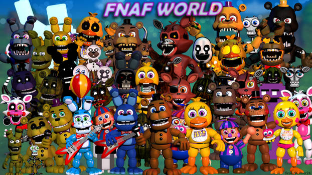 FNaF World character menu pic by DreemurrEdits87 on DeviantArt