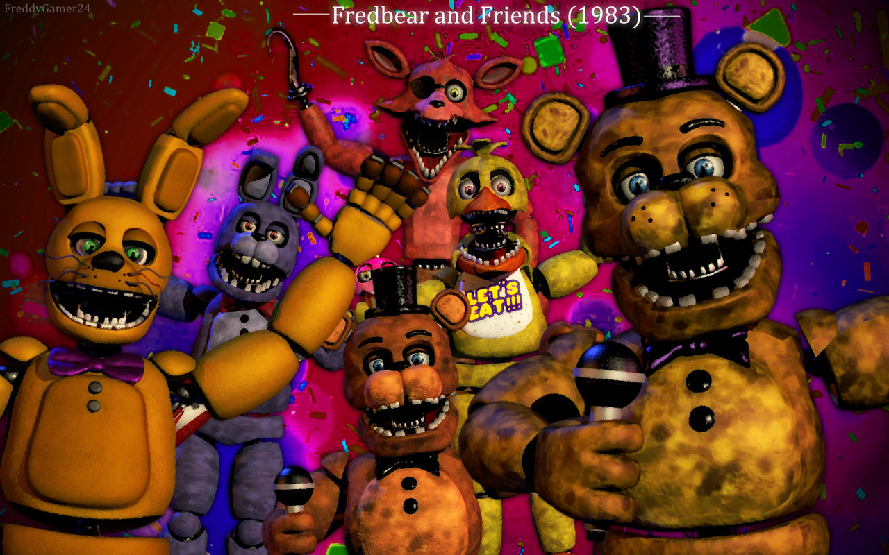 C4D) Fredbear And Friends by freddygamer24 on DeviantArt