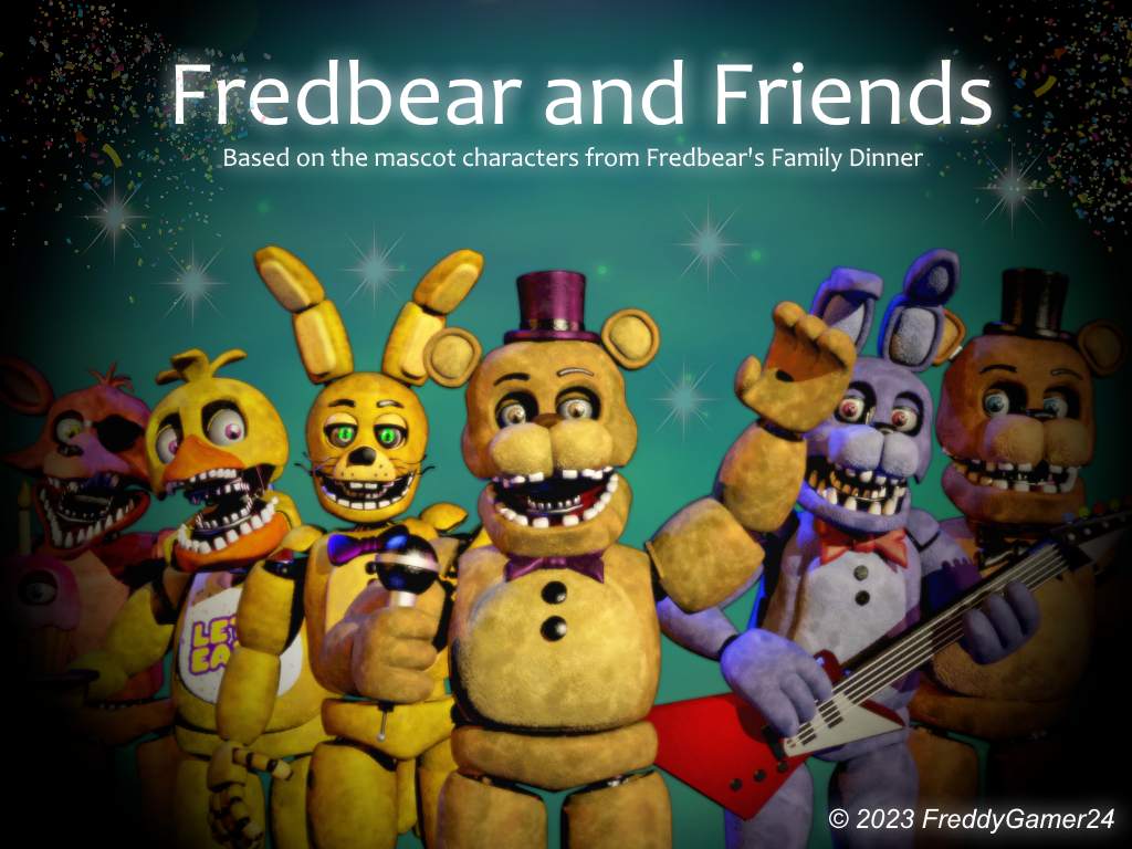 (C4D) Fredbear And Friends by freddygamer24 on DeviantArt