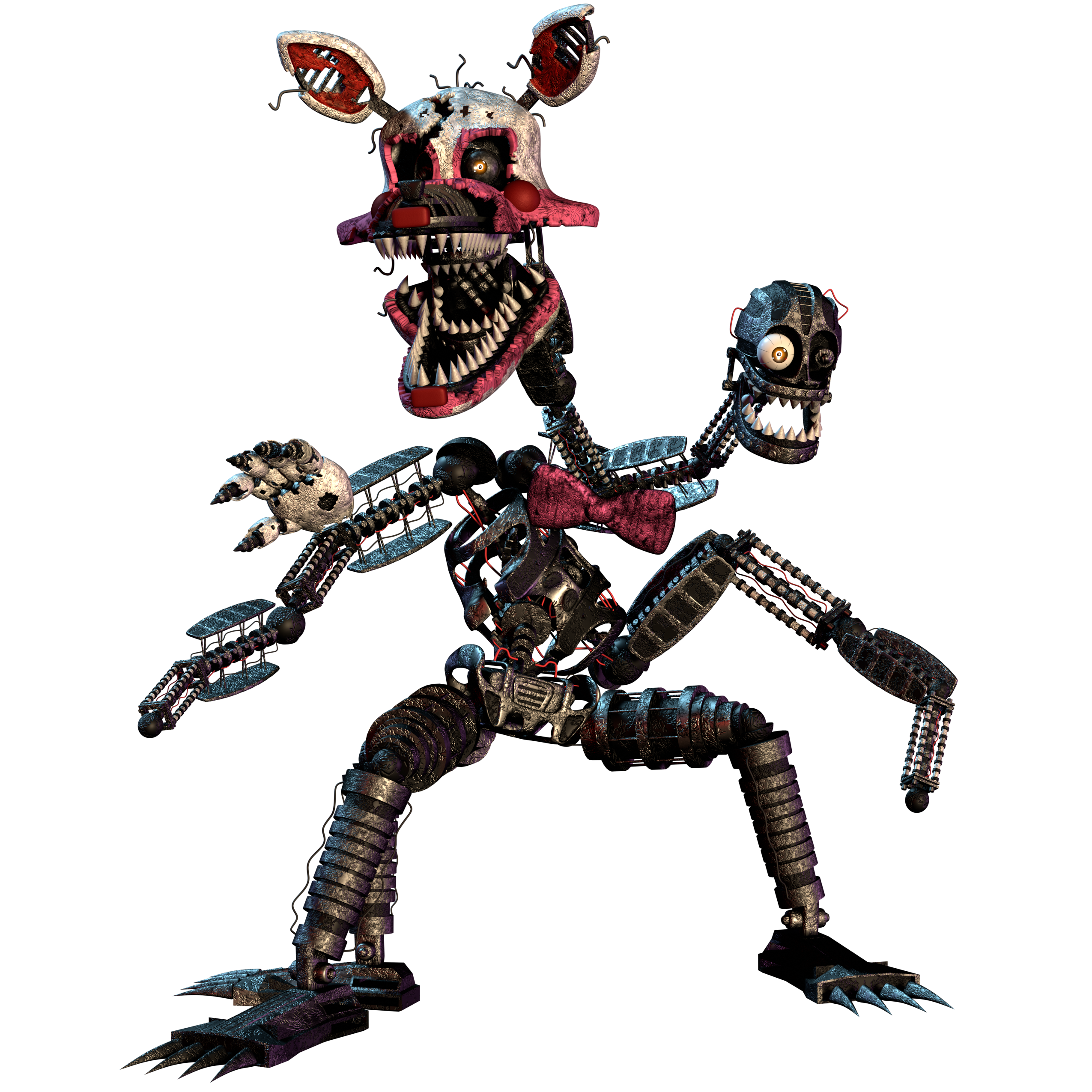 Repaired Nightmare (Blender 3.0) Nightmare Mangle Render by freddygamer24 on DeviantArt
