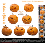 Halloween Pumpkins by YBsilon-Stock