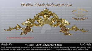 Golden Tiara with wings by YBsilon-Stock