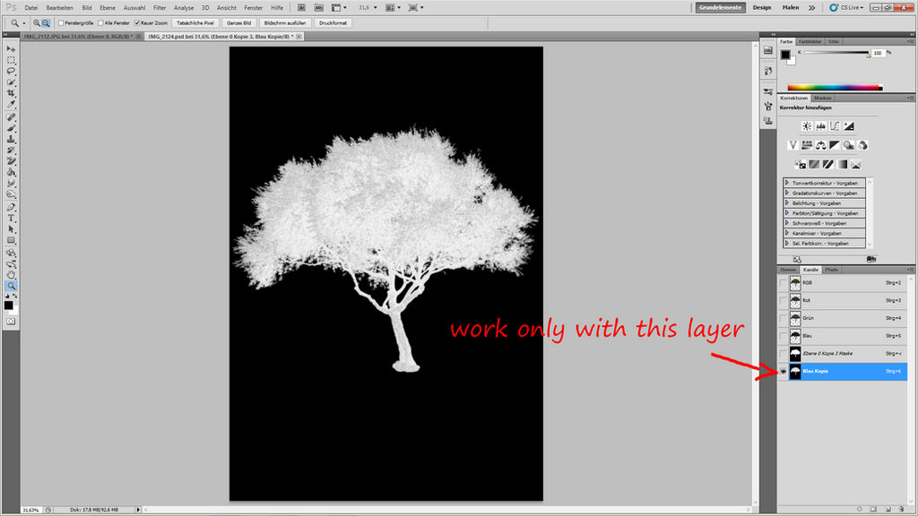 How to cut out a tree 23 by YBsilon-Stock