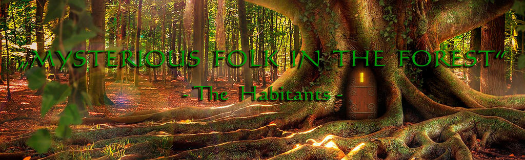Themysteriousfolkintheforest By Cd Stock-d9yrs3e by YBsilon-Stock