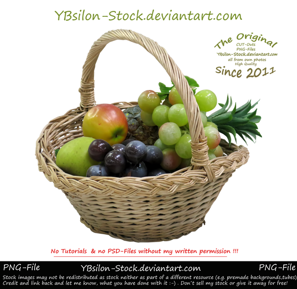 Basket with fruits by YBsilon-Stock by YBsilon-Stock