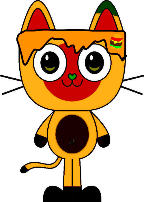 Red Gd Cat Gd bubblu bub cat paint pic by maksutersoy on DeviantArt
