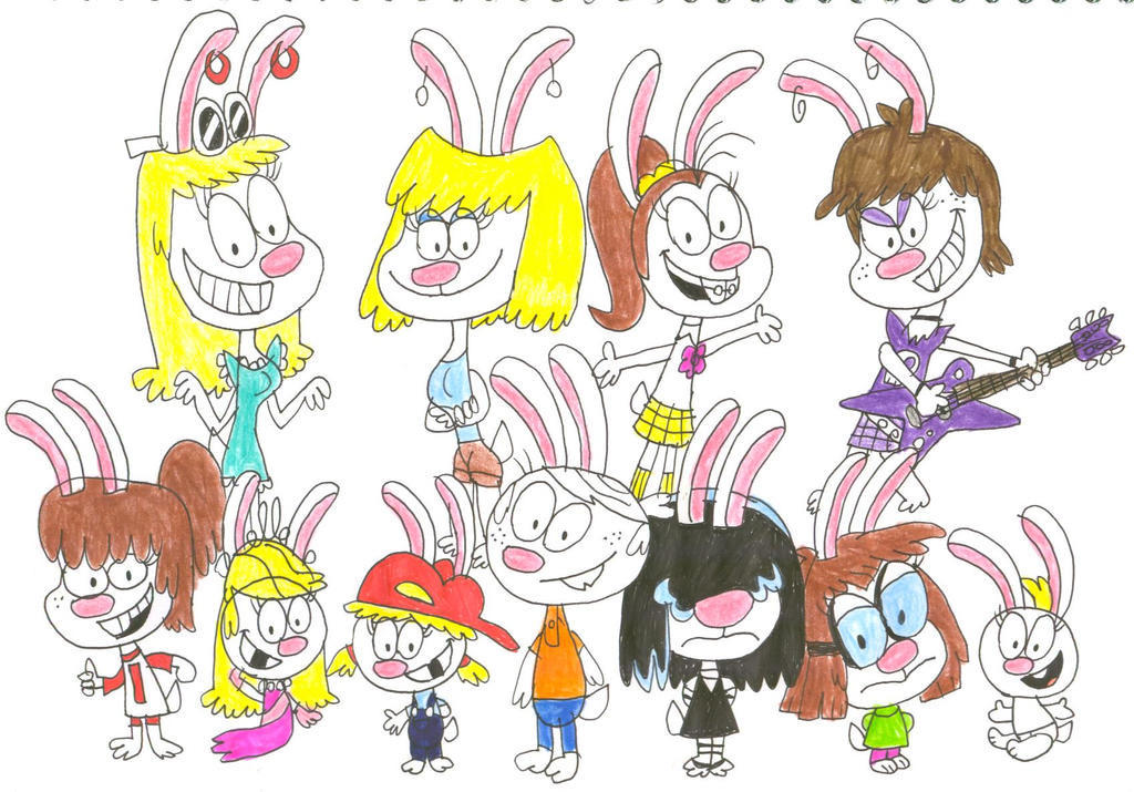 Loud Rabbits Characters The loud house bunny by maksutersoy on DeviantArt