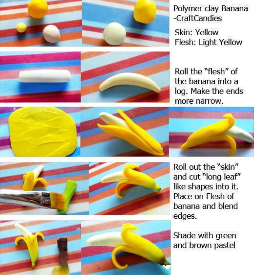 Polymer Clay : Banana Tutorial