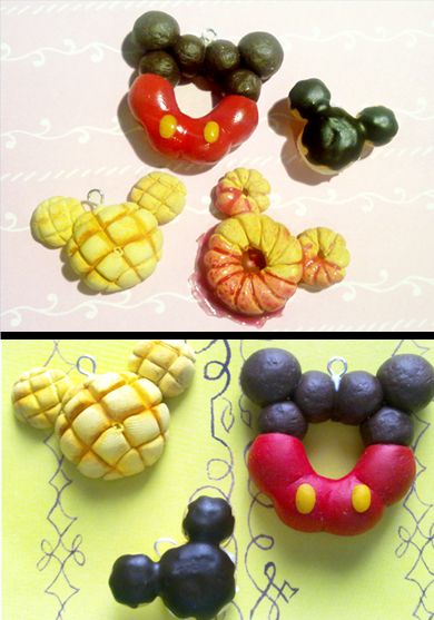 Polymer Clay : Mickey Mouse Disney sweets