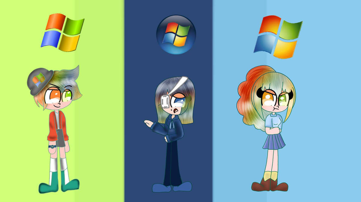 Windows humans by WindowsRose on DeviantArt