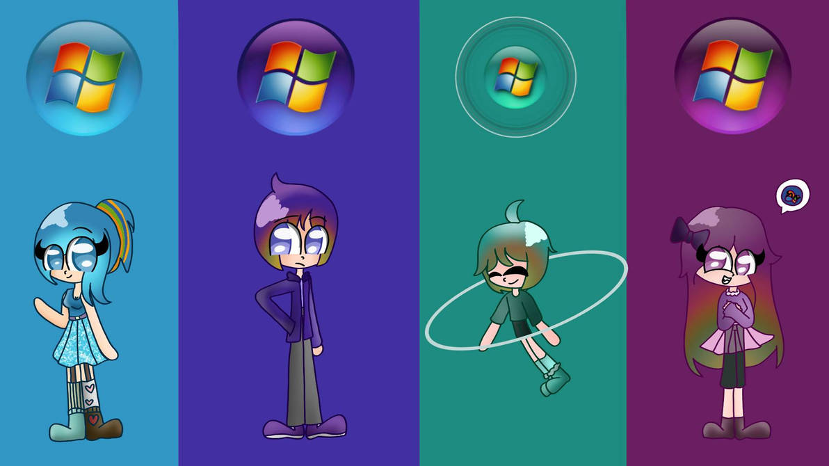 Windows humans (part 2) by WindowsRose on DeviantArt