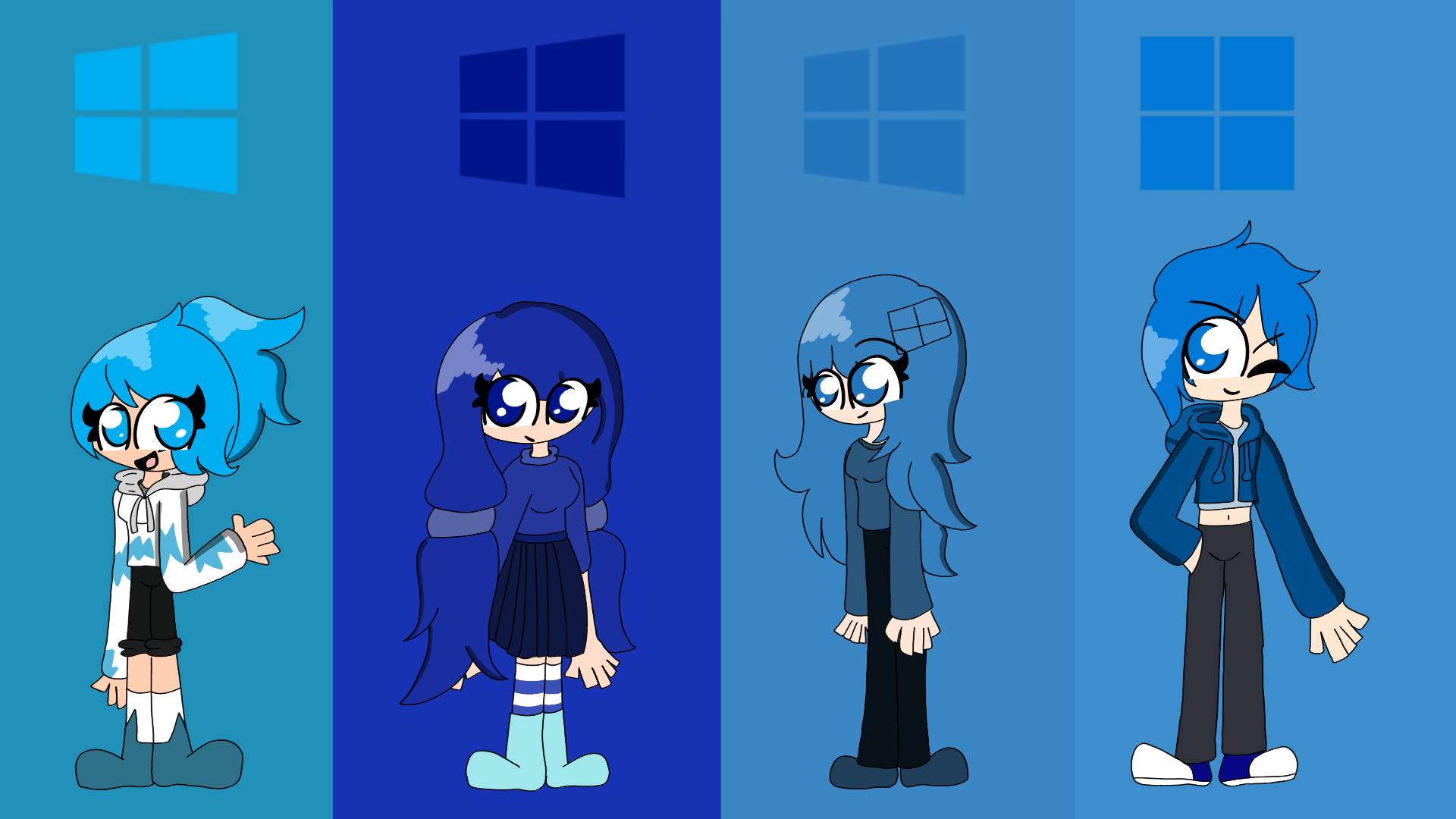 Windows humans 3 by WindowsRose on DeviantArt