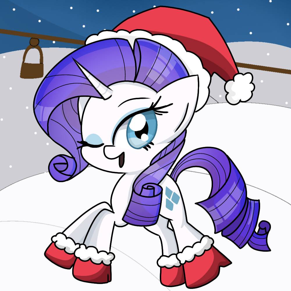Snow Rarity Deviantart Christmas Rarity (REDRAW) by CozyLavender234 on DeviantArt