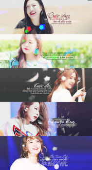 psd: PACK QUOTES RED VELVET VALENTINE