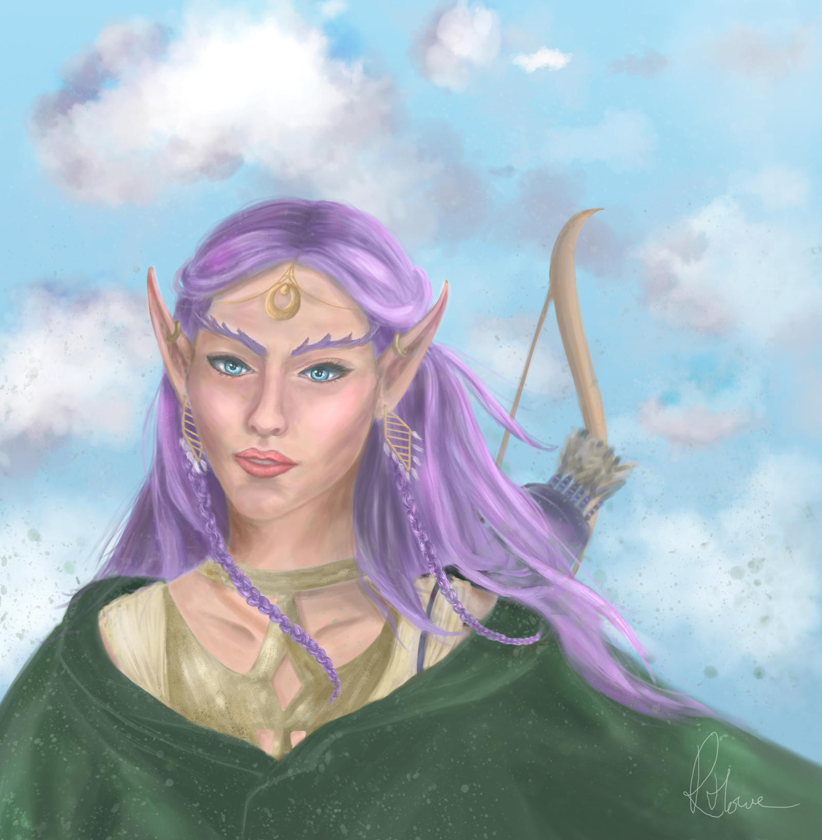 Elven ranger by RhianHowe on DeviantArt
