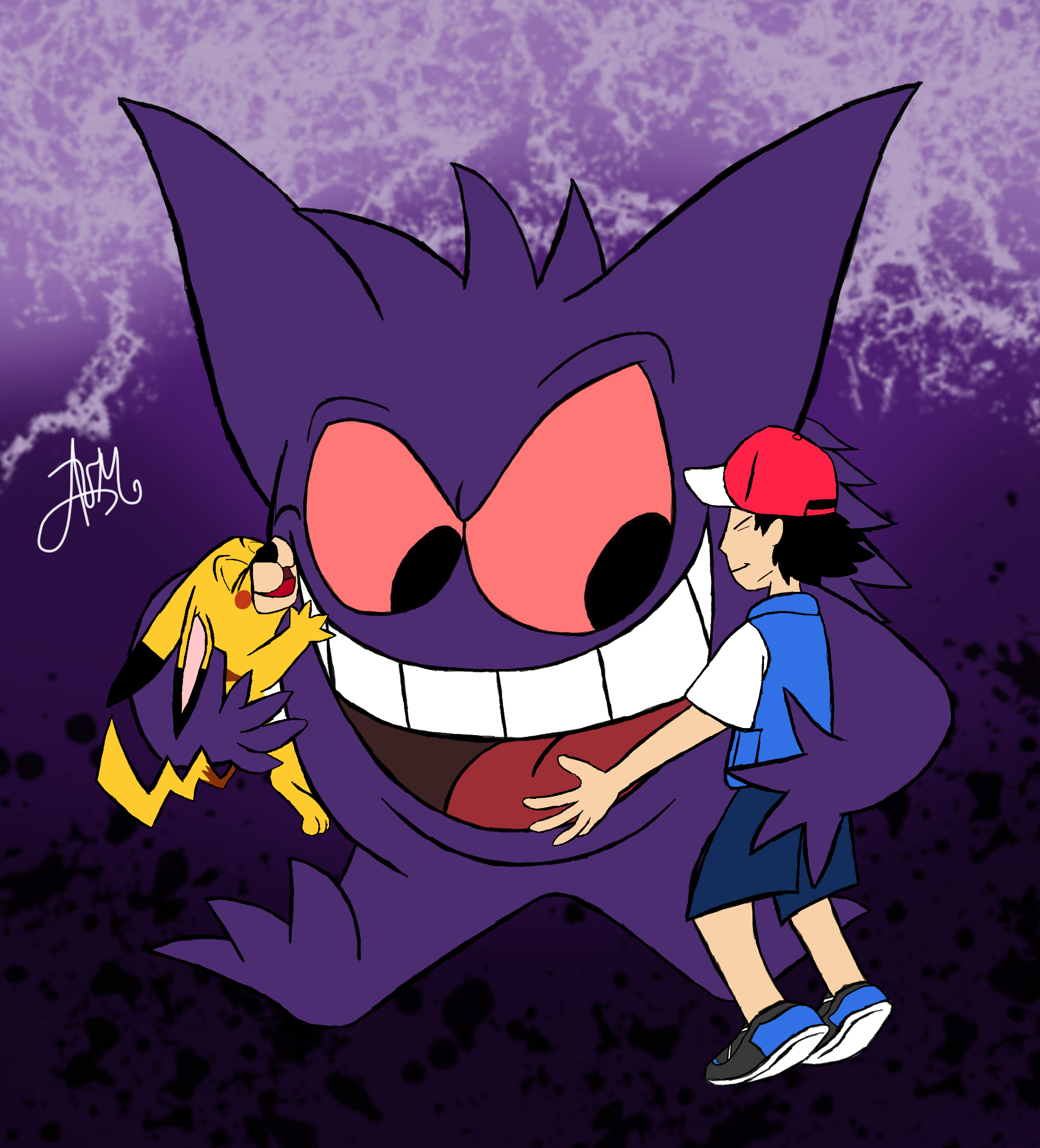 Pokemon Arts and Facts on X: Ash's Gengar does not match the