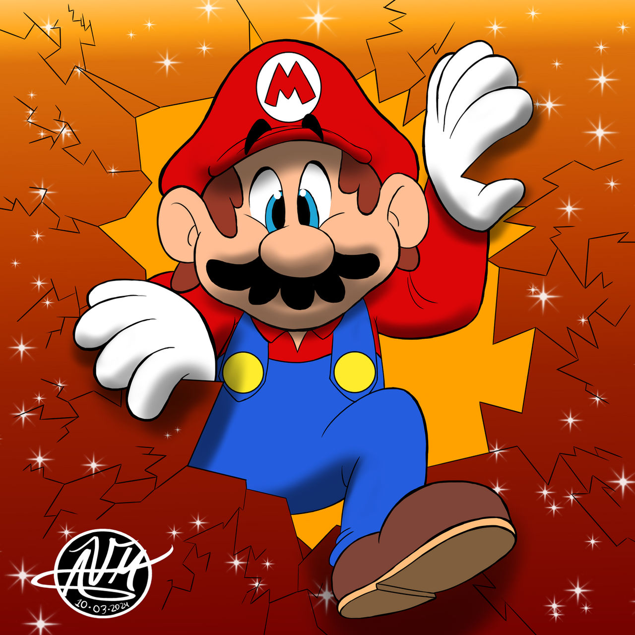 Mario Cartoon Deviantart Happy Mario Day by AVM-Cartoons on DeviantArt