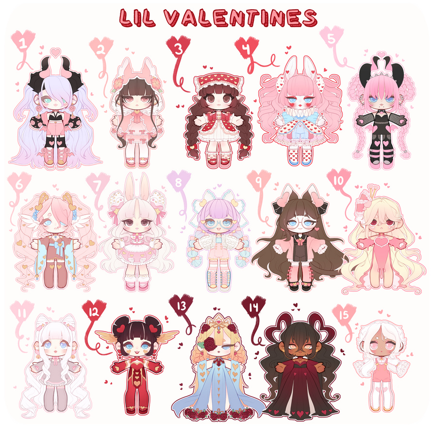 SALE Valentine Adoptables [9/15 OPEN]