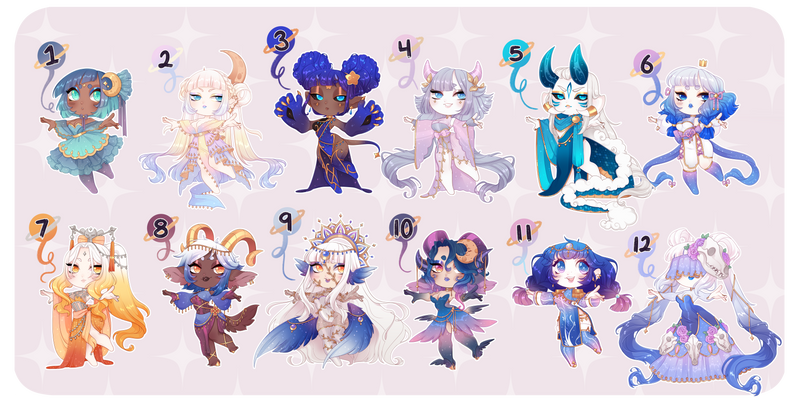 [OPEN 4/12] Chibi Galaxy Adoptables