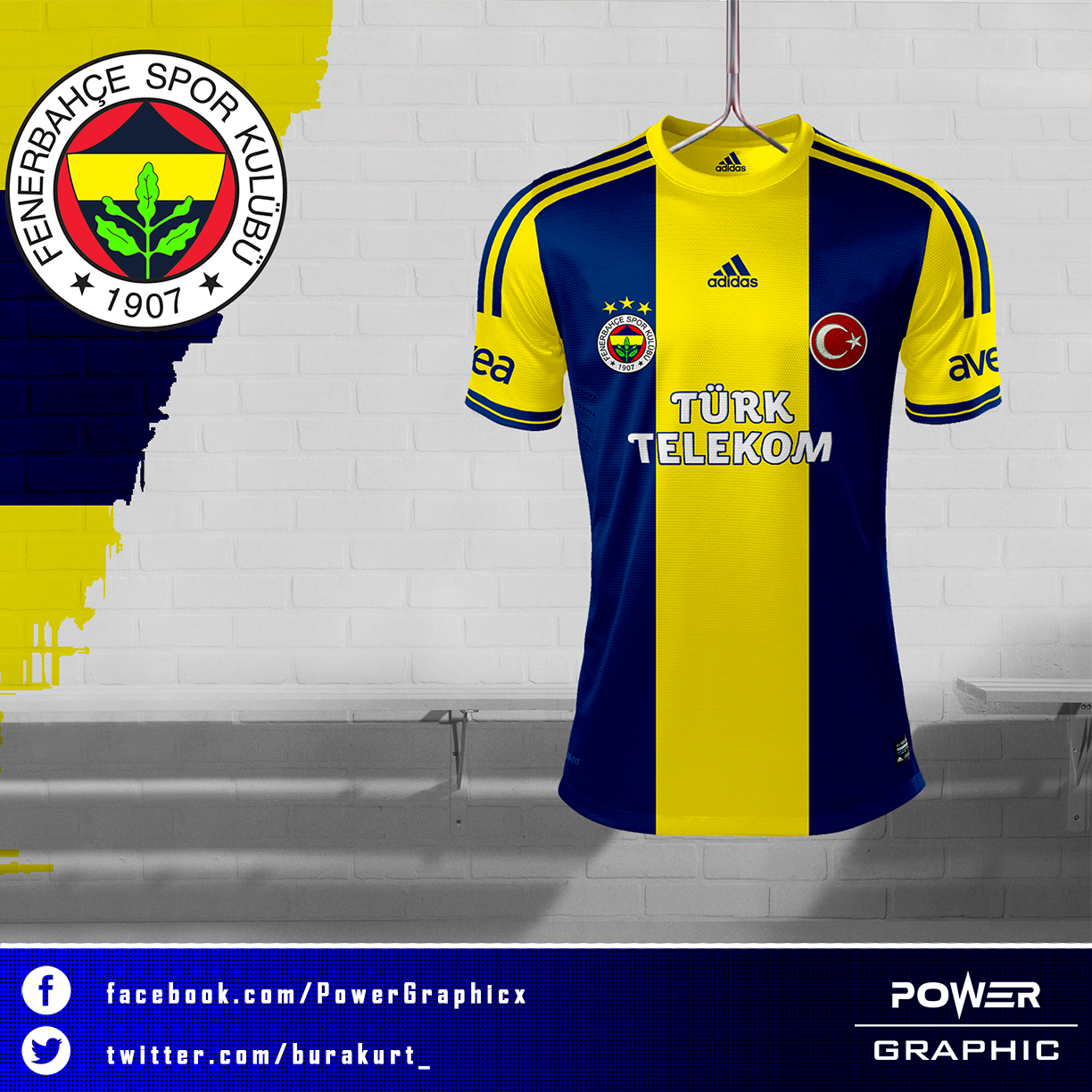 Fenerbahce 2013/14 Sezonu Bayrak Forma Tasarimim-4