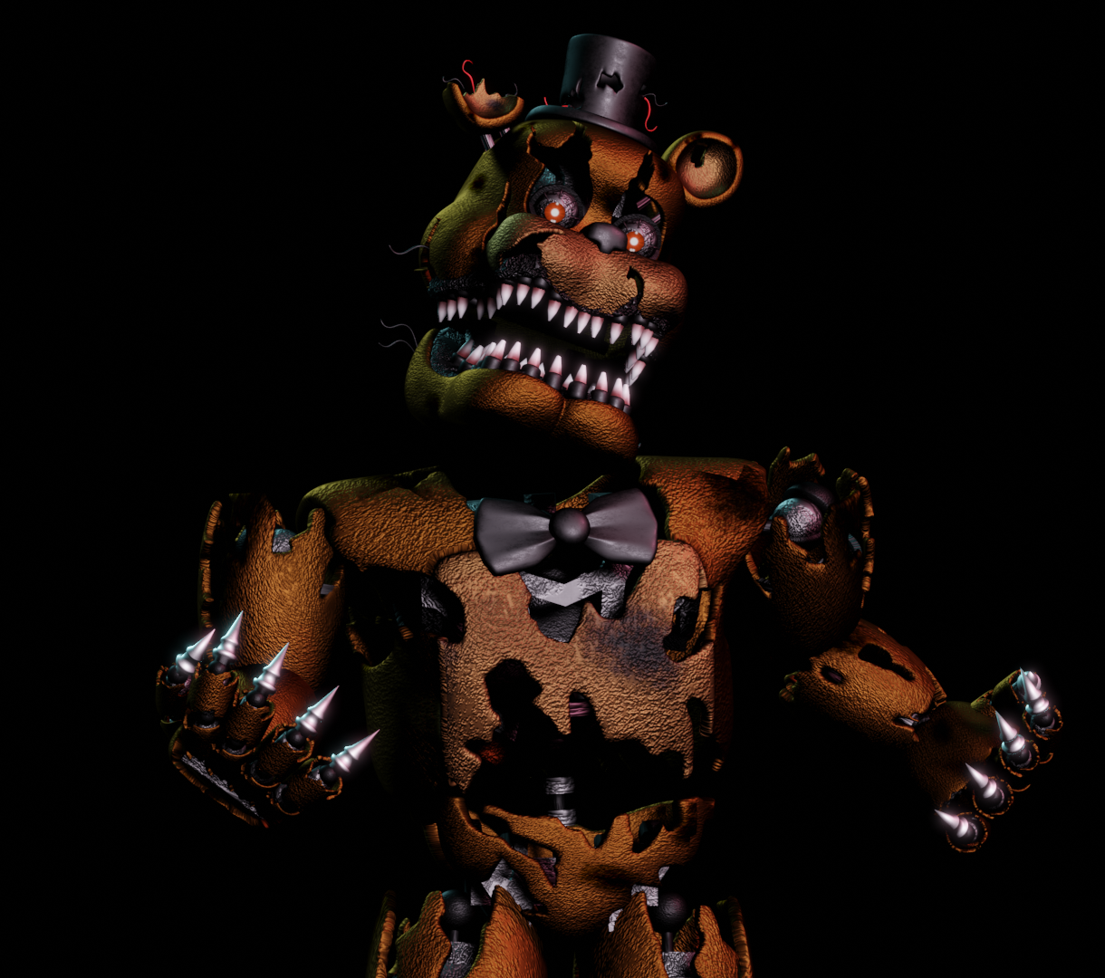 Nightmare Fredbear Jumpscare GIF animation by ThisisHalloween2002 on  DeviantArt