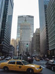 NYC Cab And Streets by RowyeStock