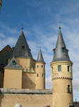 Castle, Segovia Spain by RowyeStock