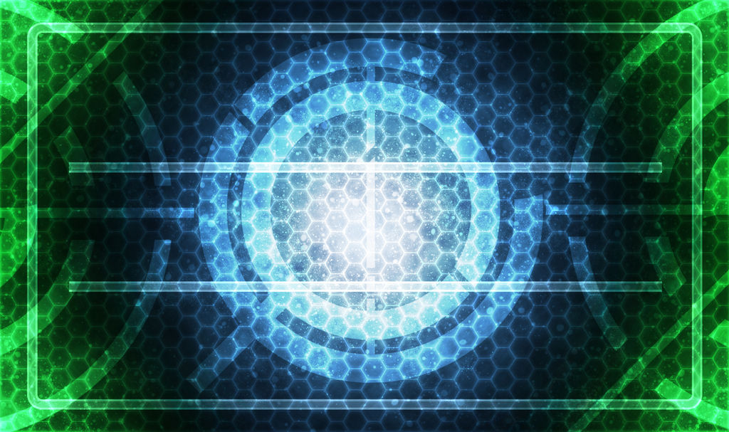 Neon-Tech Playmat