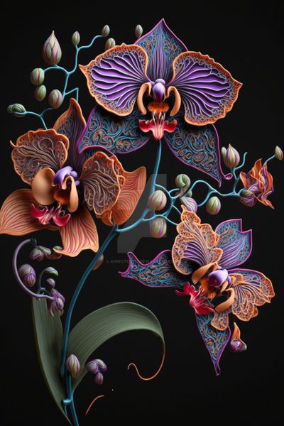 Blossoming Blooms: Captivating Floral Artwork by aiphotos123 on DeviantArt
