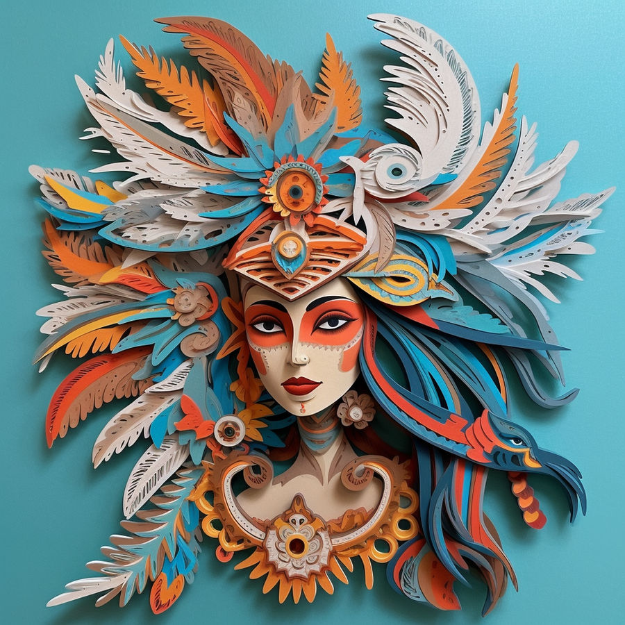 Papercut Deviantart An elaborate papercut of an indian woman by AiArtShop on DeviantArt