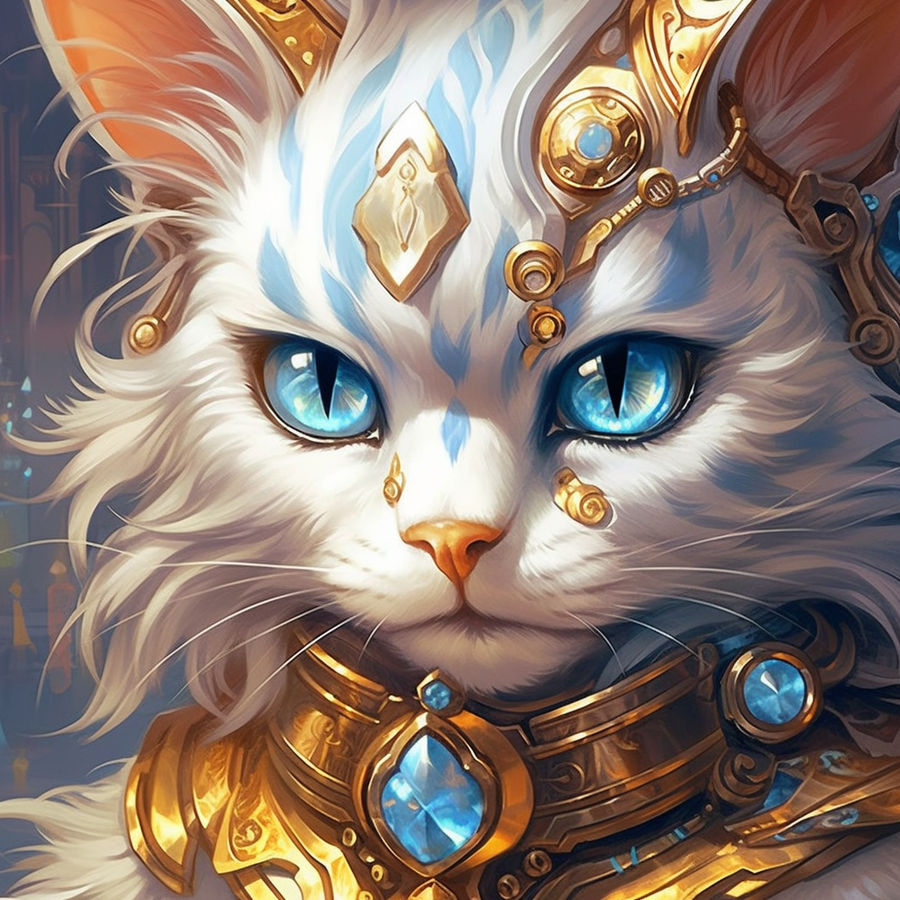 Cat Wallpaper Print In The Style by aiphotos123 on DeviantArt