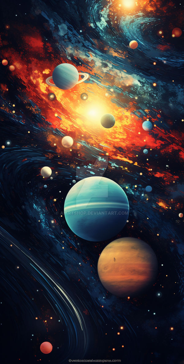 Star System Deviantart space and planet art by AiArtShop on DeviantArt
