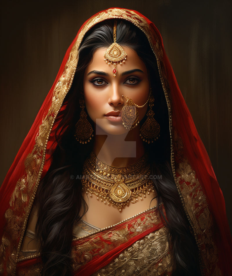 Wonderful Indian woman by AiArtShop on DeviantArt