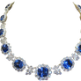 Sapphire Diamond Necklace