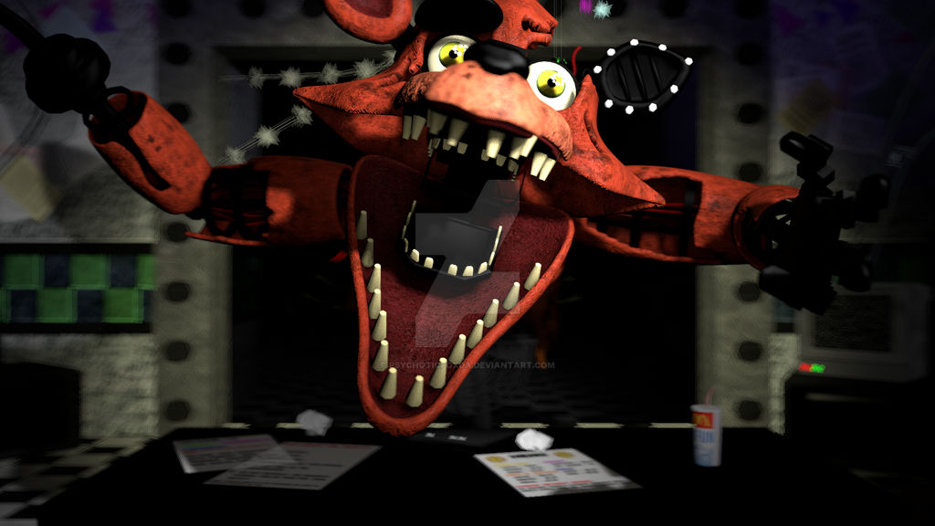 Withered Golden Foxy in FNaF 2! +Jumpscare (Mod) 