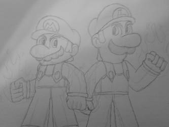 Super Mario Bros. Sketch