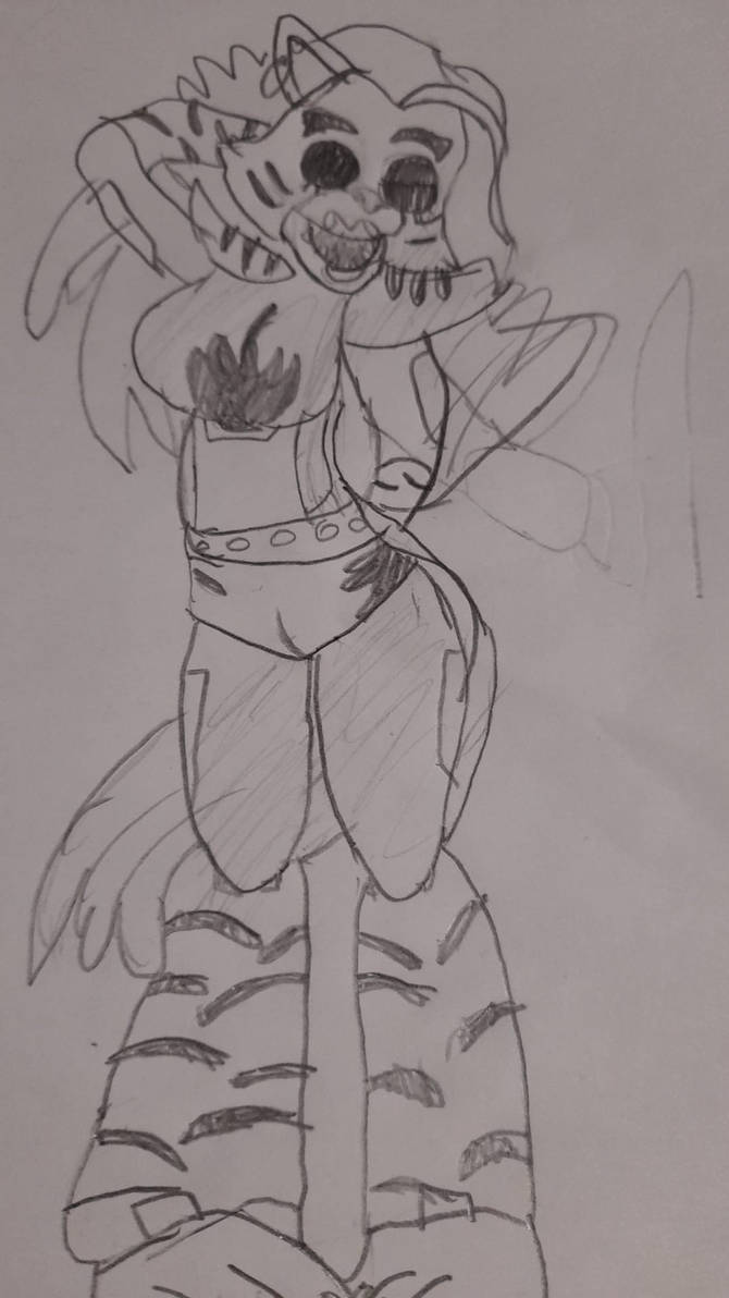 Drawing Roxy Mad Roxy Drawing (FNAF SB) by Croccit on DeviantArt