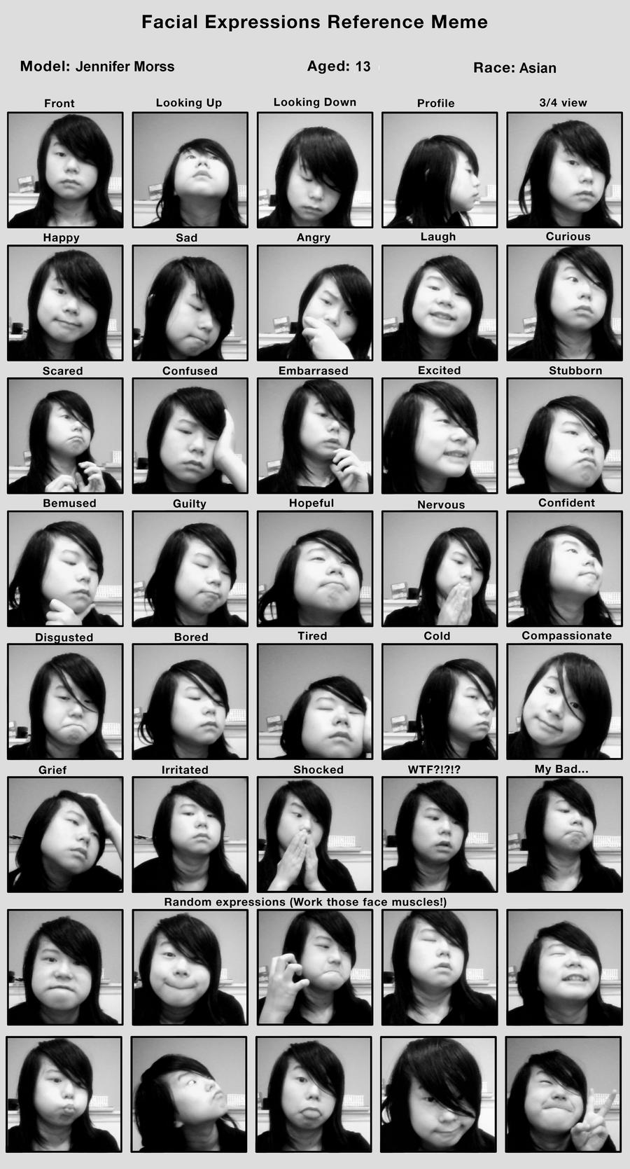 Expression Reference Real Expression Reference Project by Neon-Babies on DeviantArt