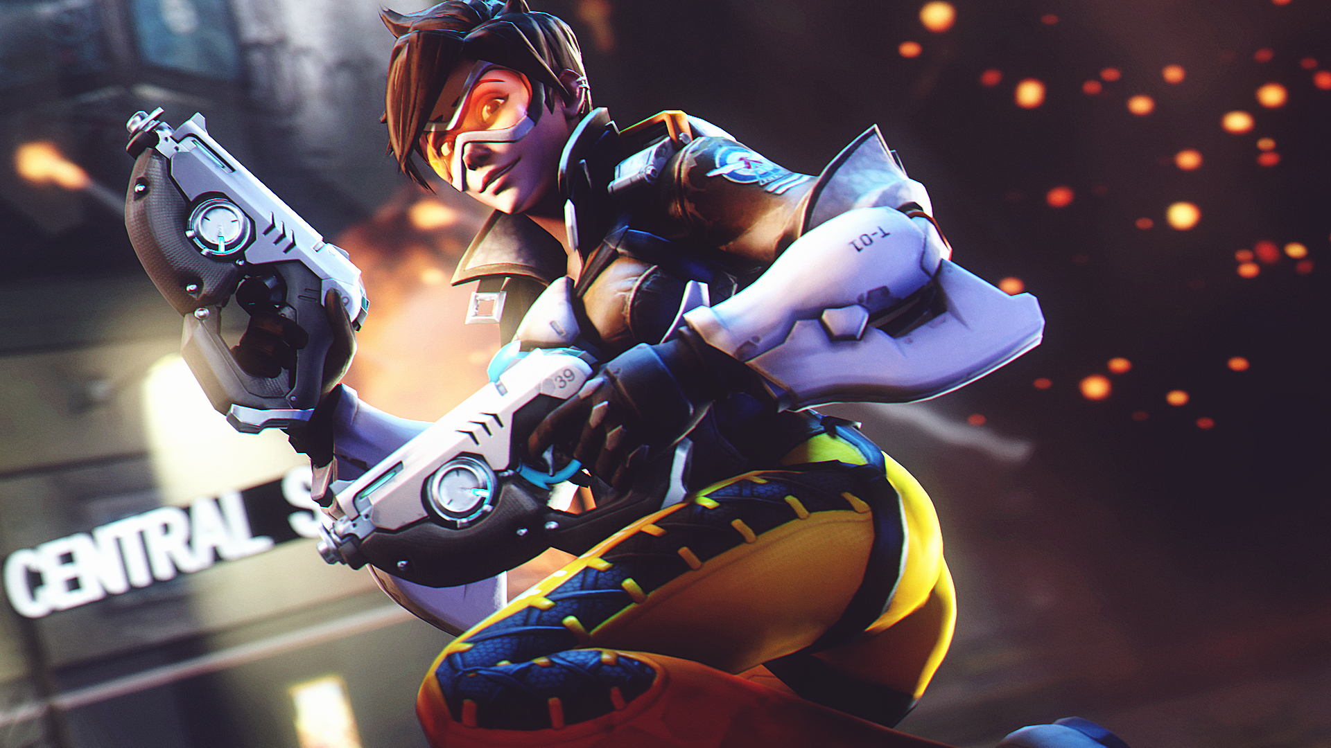 Overwatch - Tracer Wallpaper 4K by Atroxcze on DeviantArt