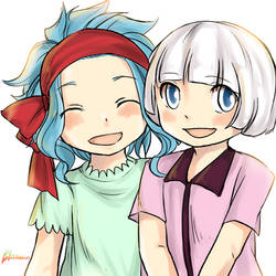 doodle - kid!Levy and kid!Lisanna