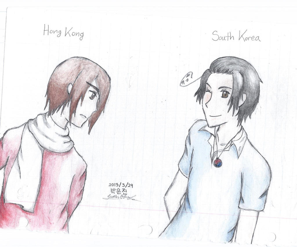 Hetalia: Hong Kong and Korea