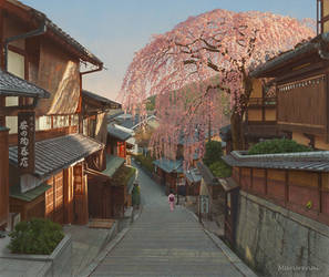Springtime in Kyoto by marurenai