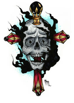 Skull and Cross