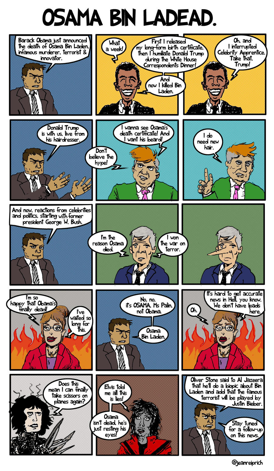 Osama Bin Laden is dead by JeanLouisMaster on DeviantArt Osama Bin Laden is dead by JeanLouisMaster on DeviantArt