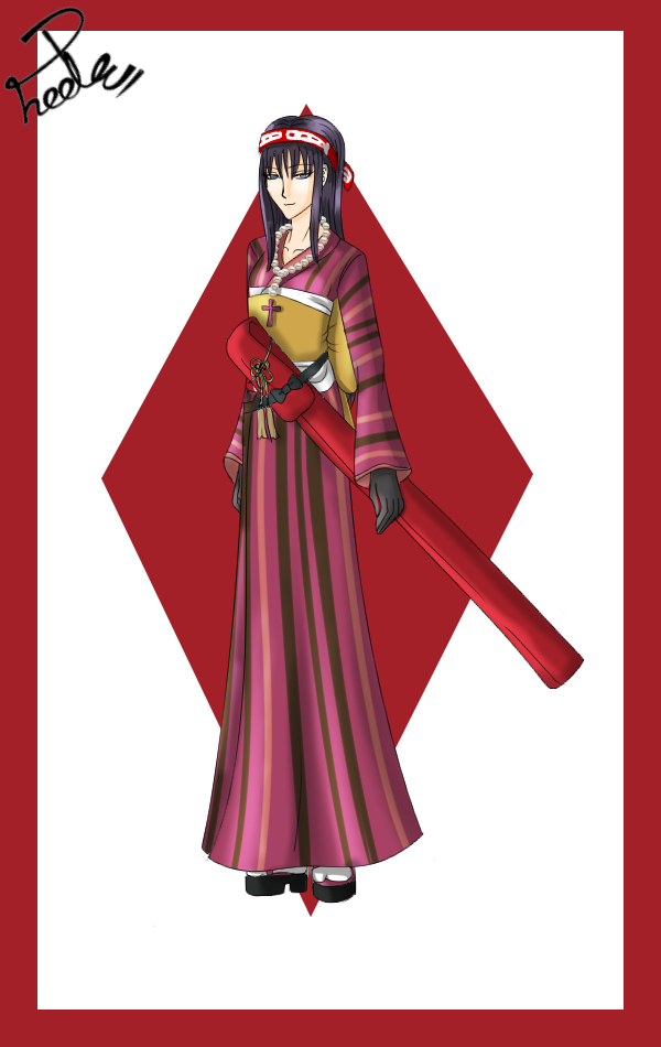 CM - OC Akane in Kimono for NovaHeroi