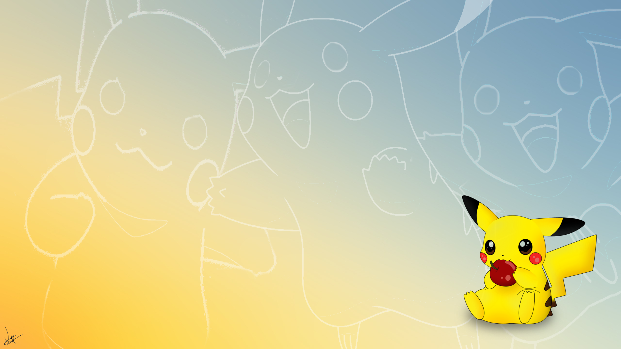 Pikachu Wallpaper by Nick-Spratt on DeviantArt Pikachu Wallpaper by Nick-Spratt on DeviantArt