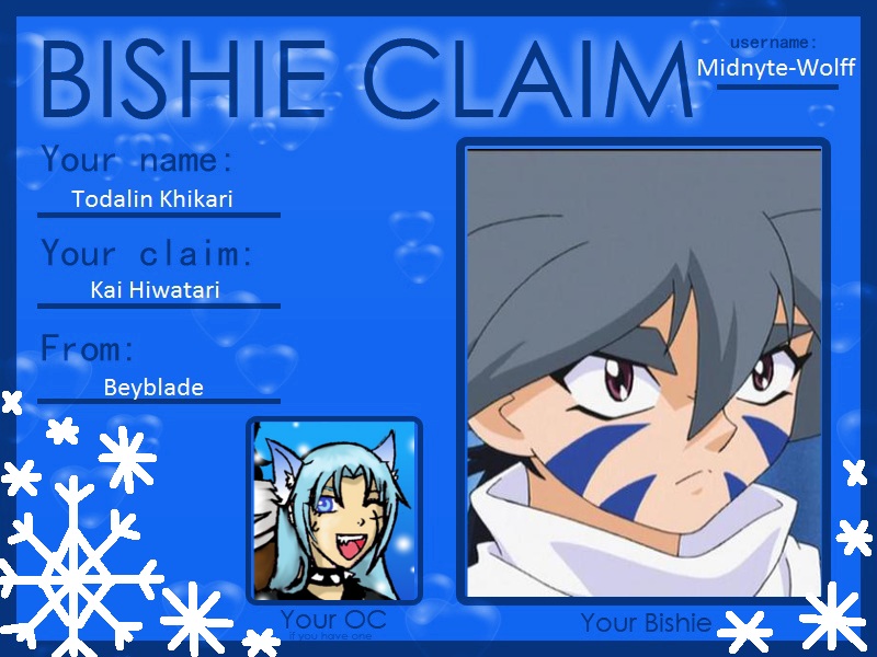 Bishie Claim Sheet 1