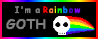 Rainbow Goth Icon