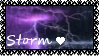 Storm Love Stamp by TwistedWytch