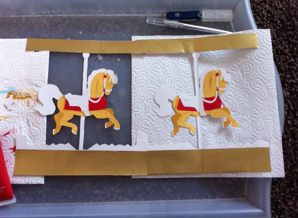 Step 5: Starting the golden horses